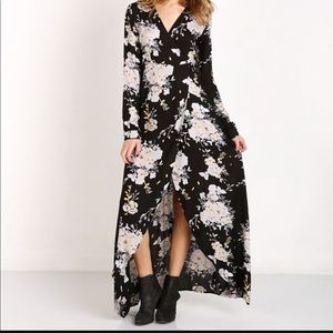 Floral MIDI Maxi Dress Knot Sisters